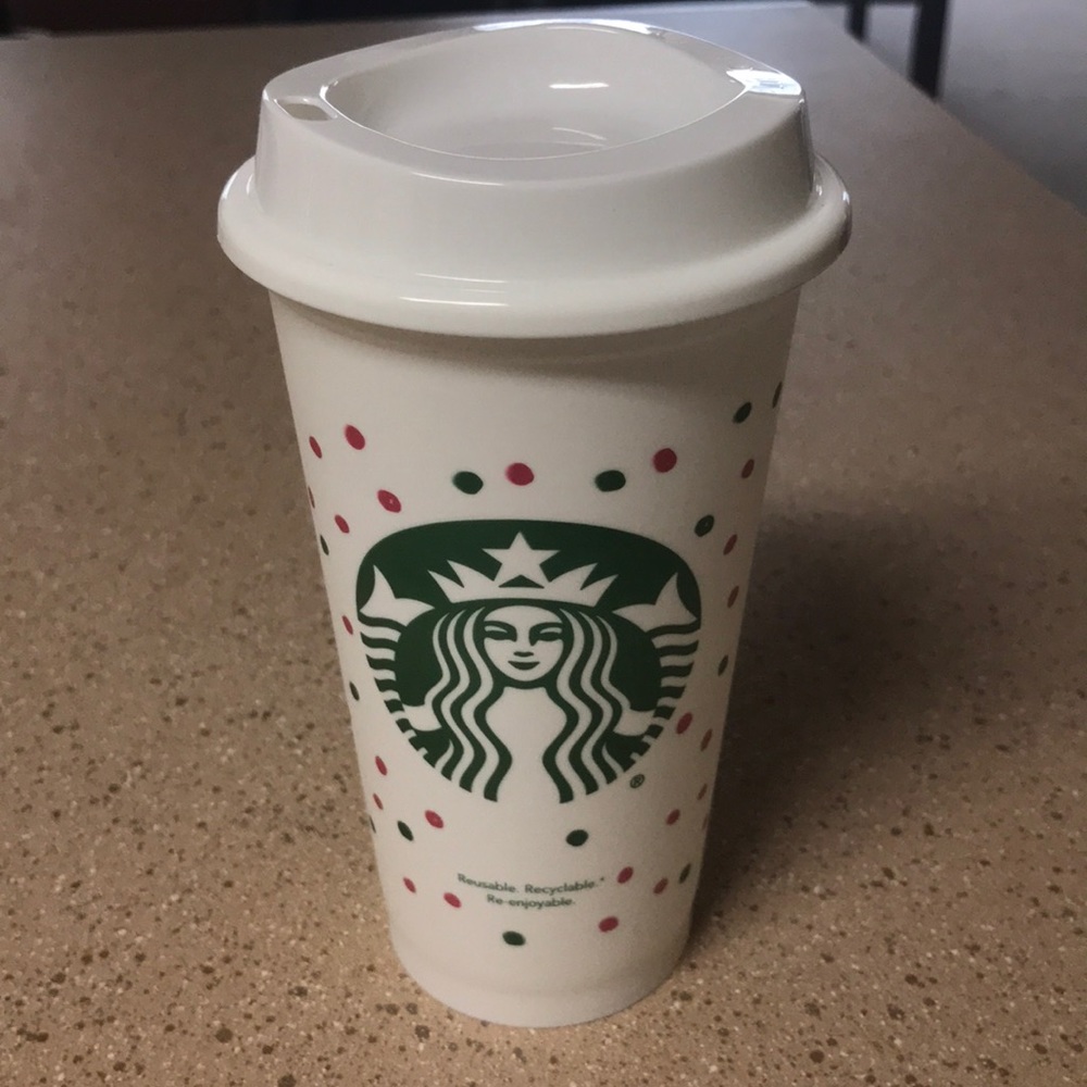 Starbucks Reusable Cup - polka dot style ☕️
